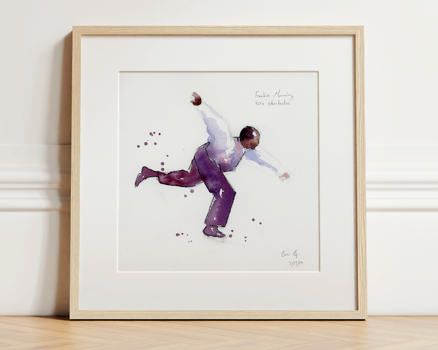 Frankie Manning Does 30s Charleston | Original Painting