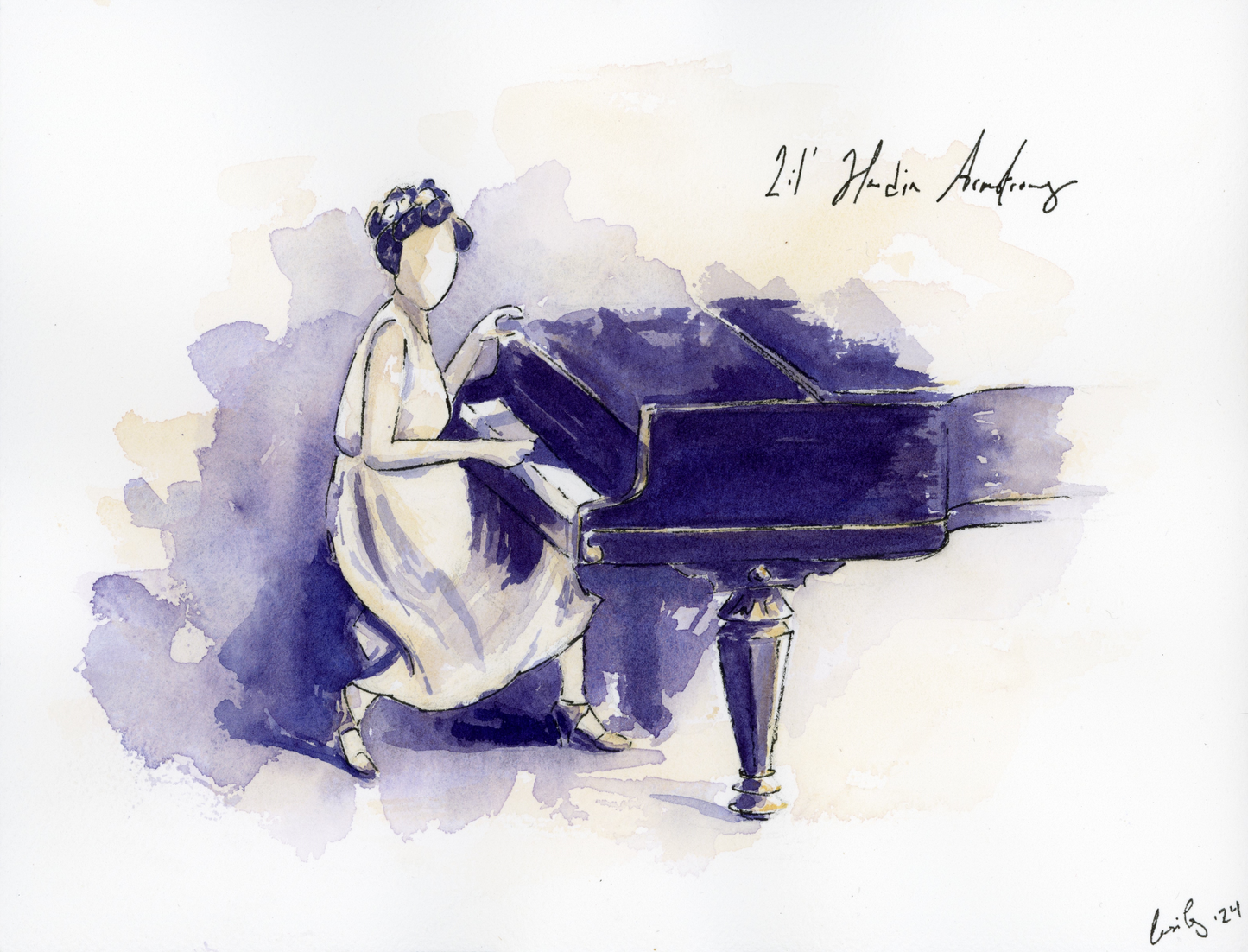 Lil Hardin Armstrong | Original Painting