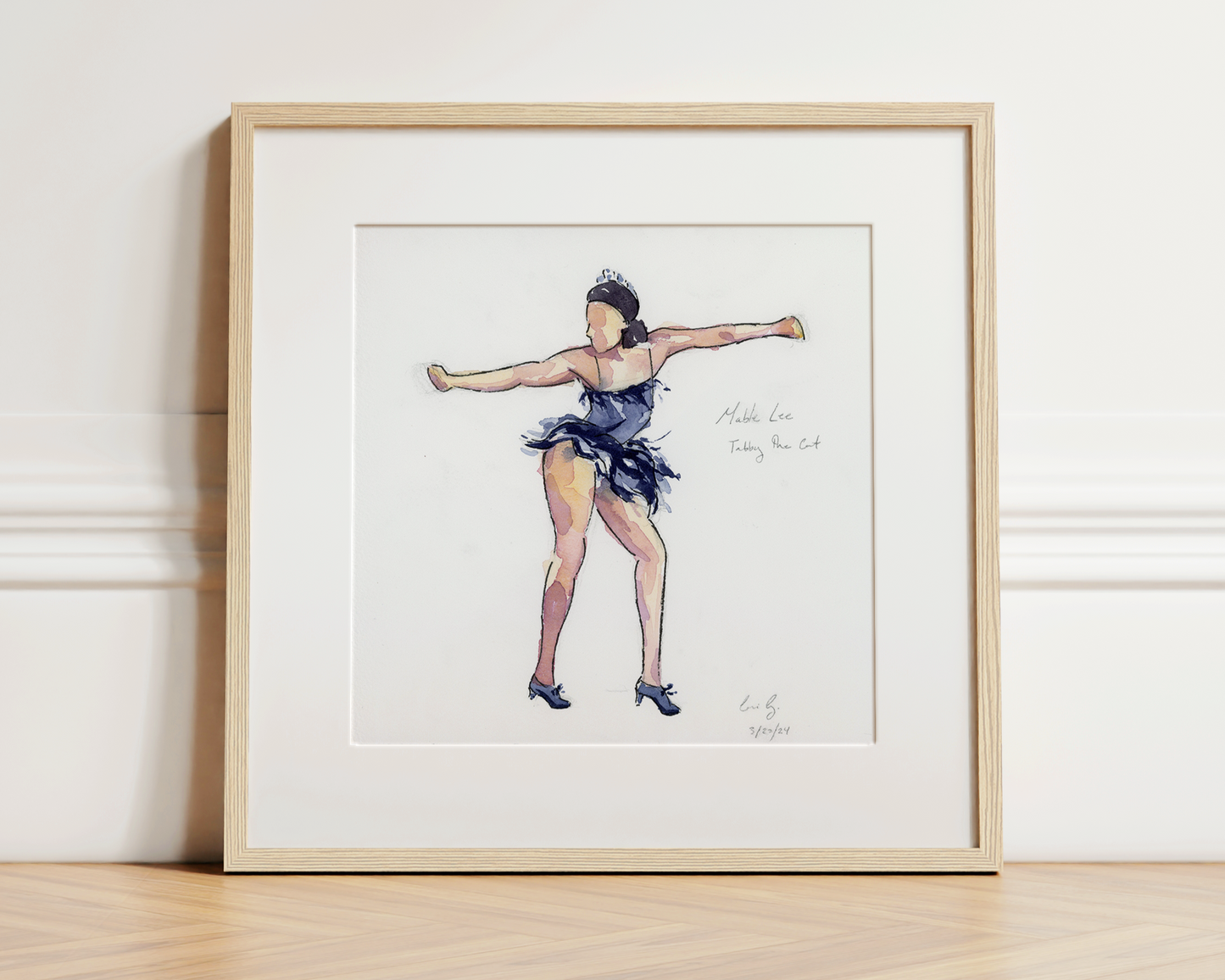 Mable Lee in Blue | Original Painting