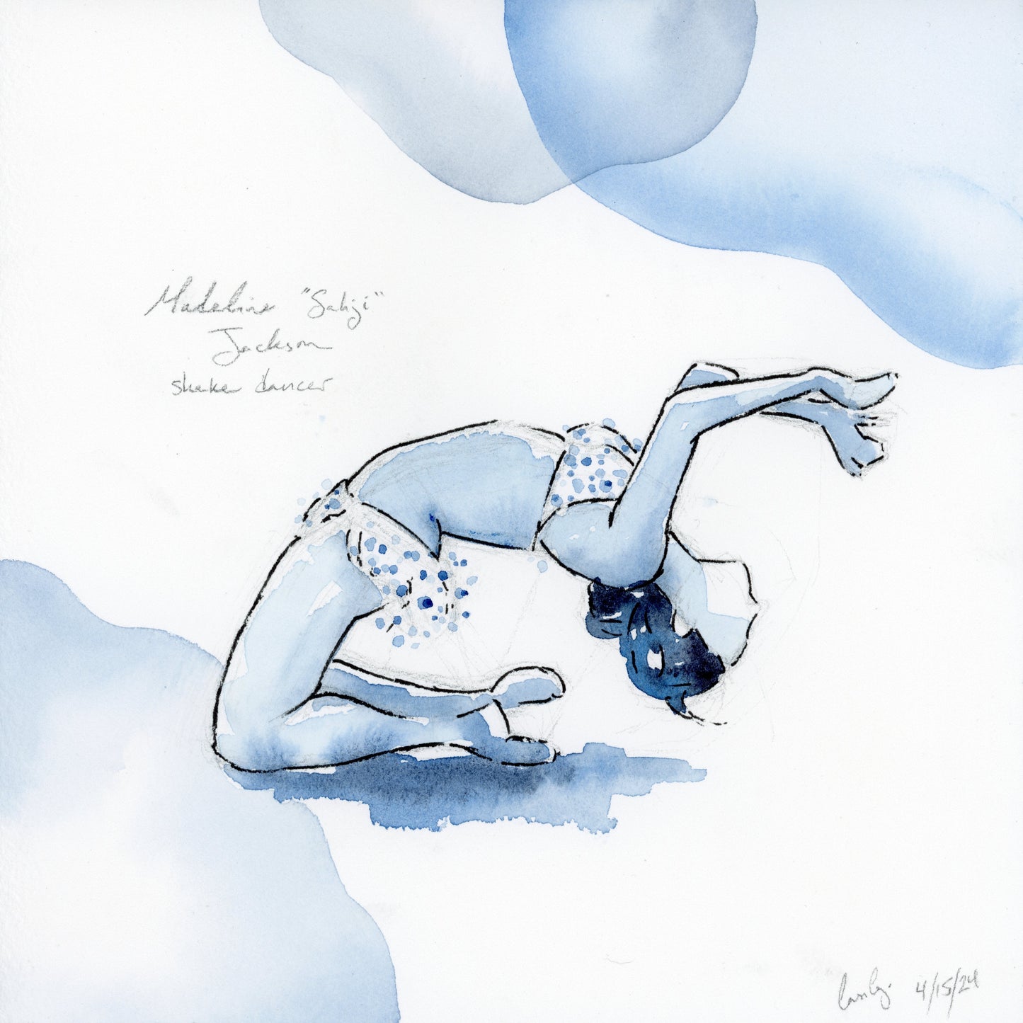 Sahji Jackson in Blue | Original Painting