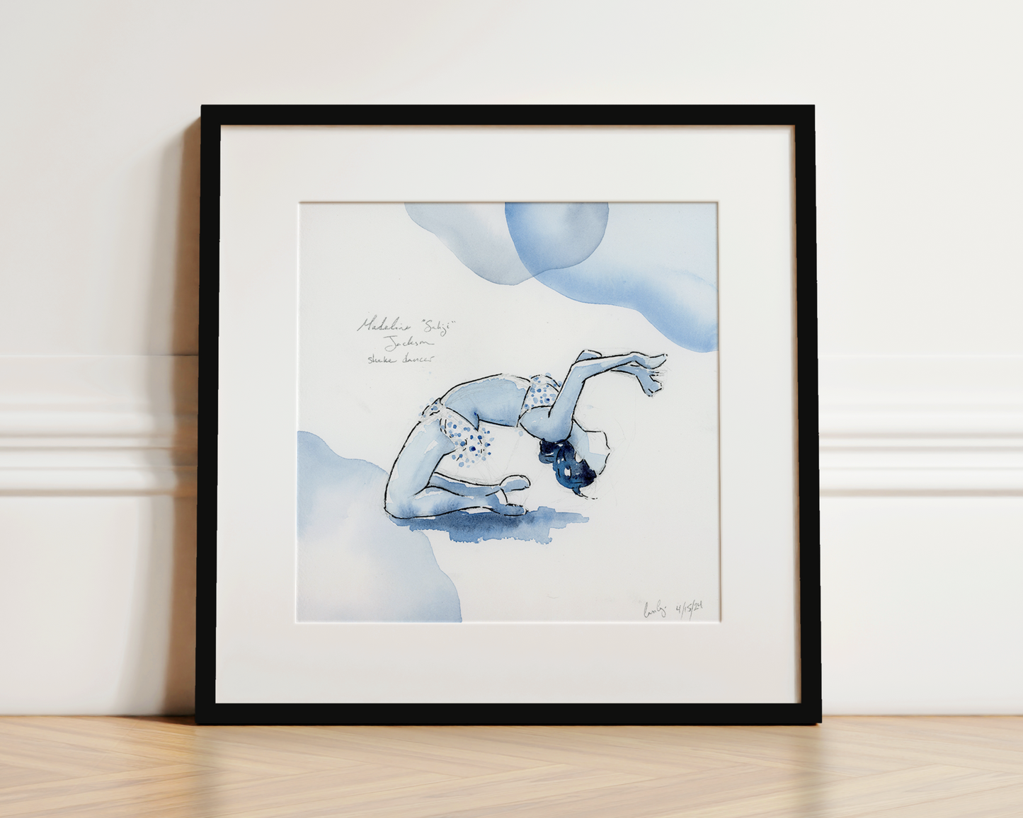 Sahji Jackson in Blue | Original Painting
