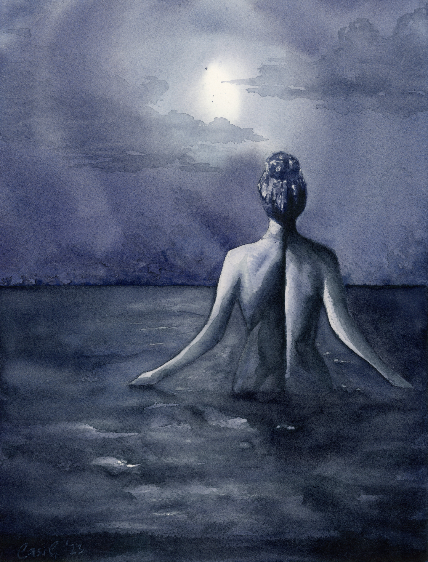 Woman in Water | Original Painting