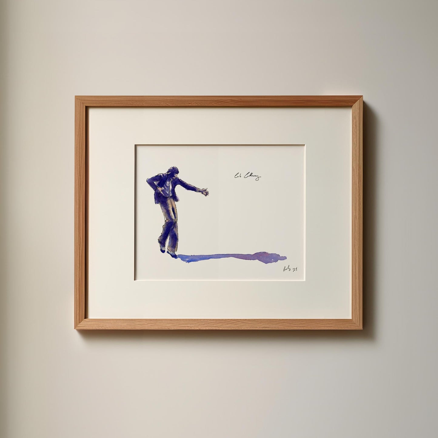 Cab Calloway | Jazz Dancer and Musician | Watercolor Print