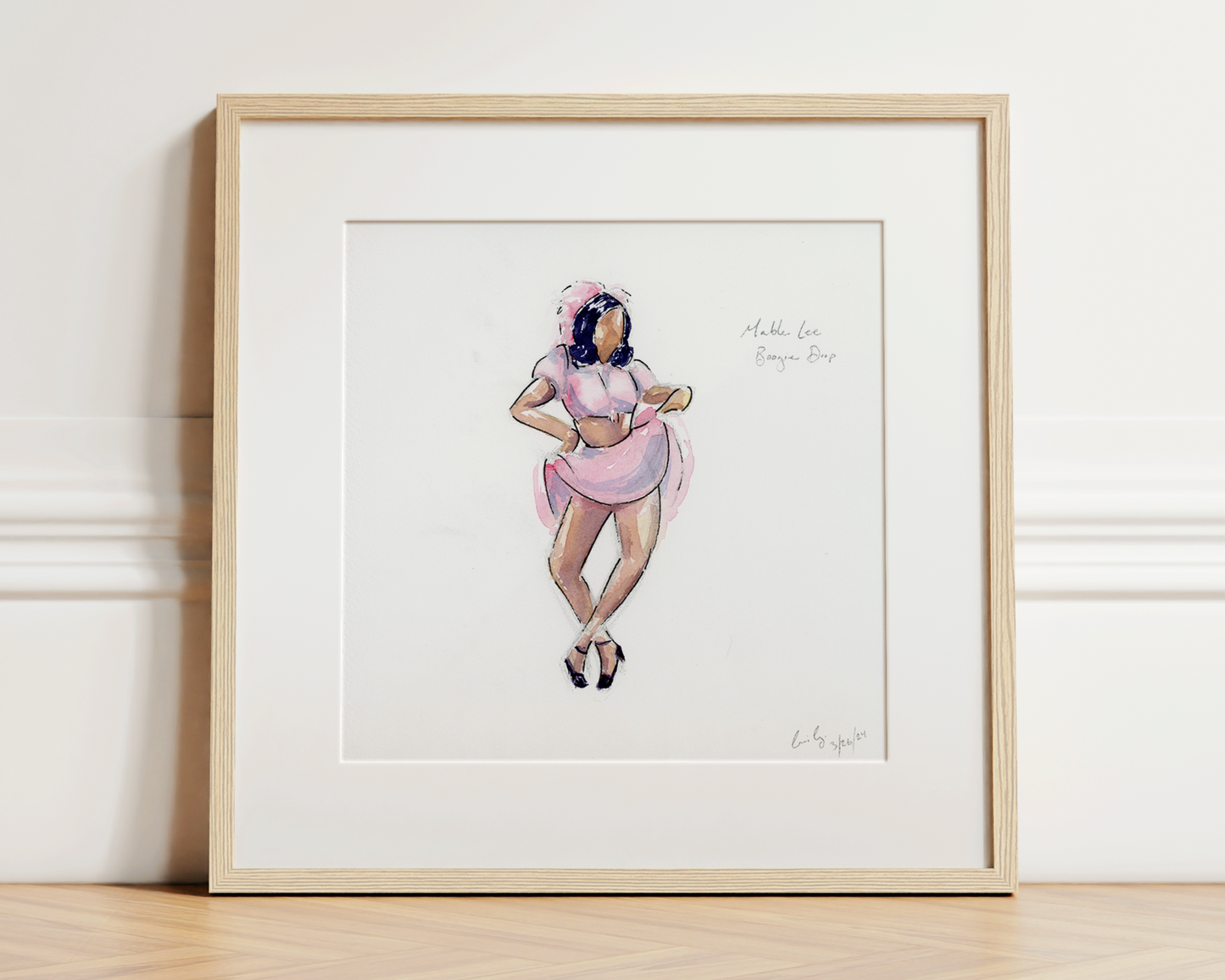 Mable Lee in Pink | Original Painting