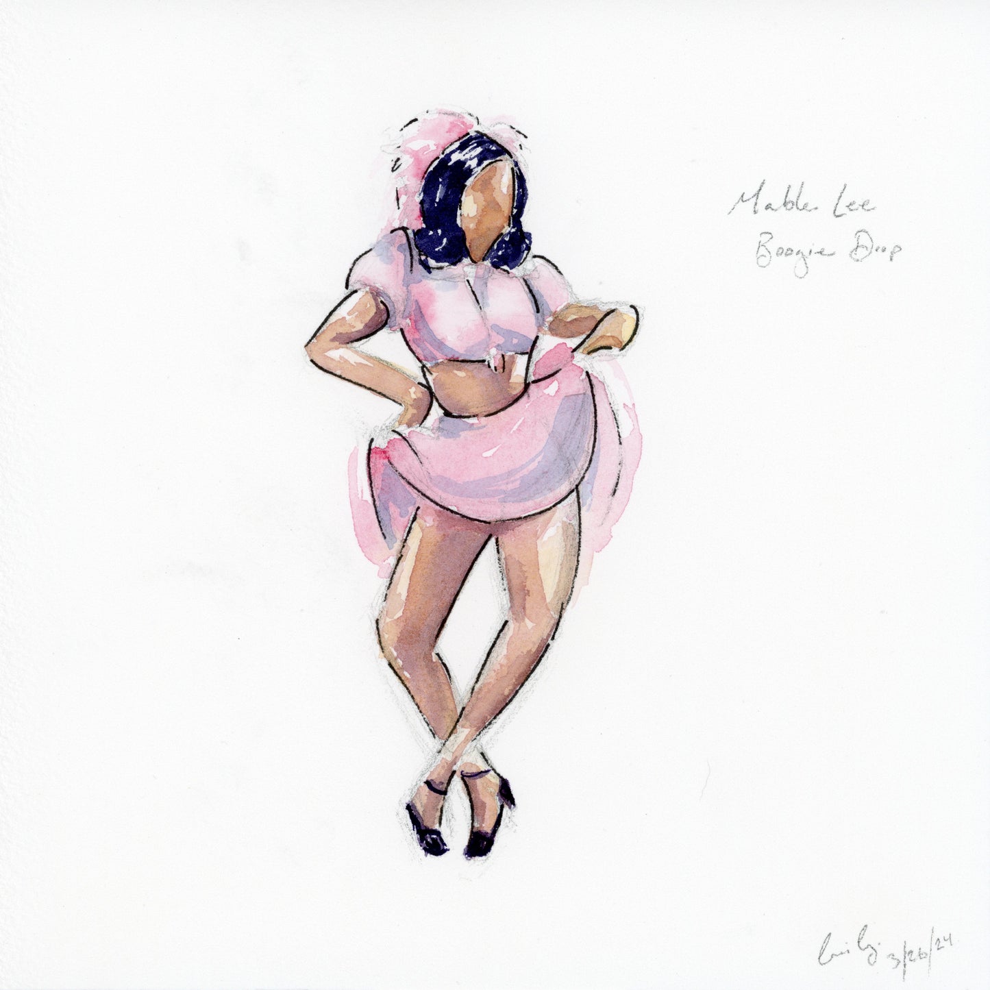 Mable Lee in Pink | Original Painting