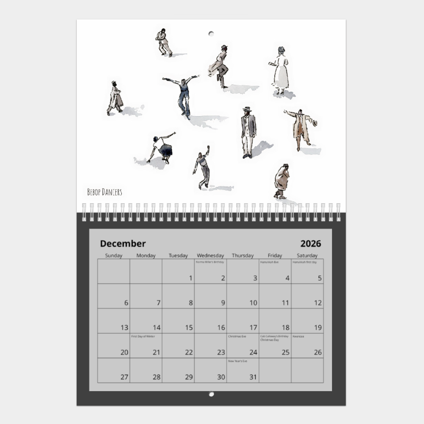 [PREORDER] 2026 Solo Jazz Calendar