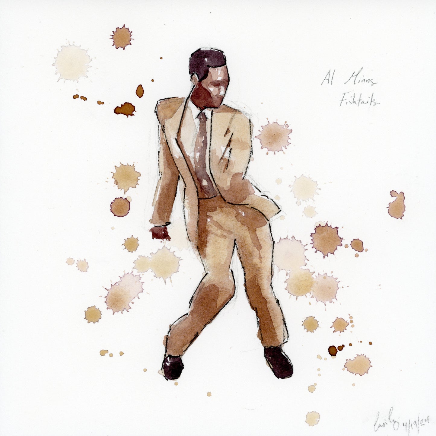Al Minns Solo Jazz | Original Painting