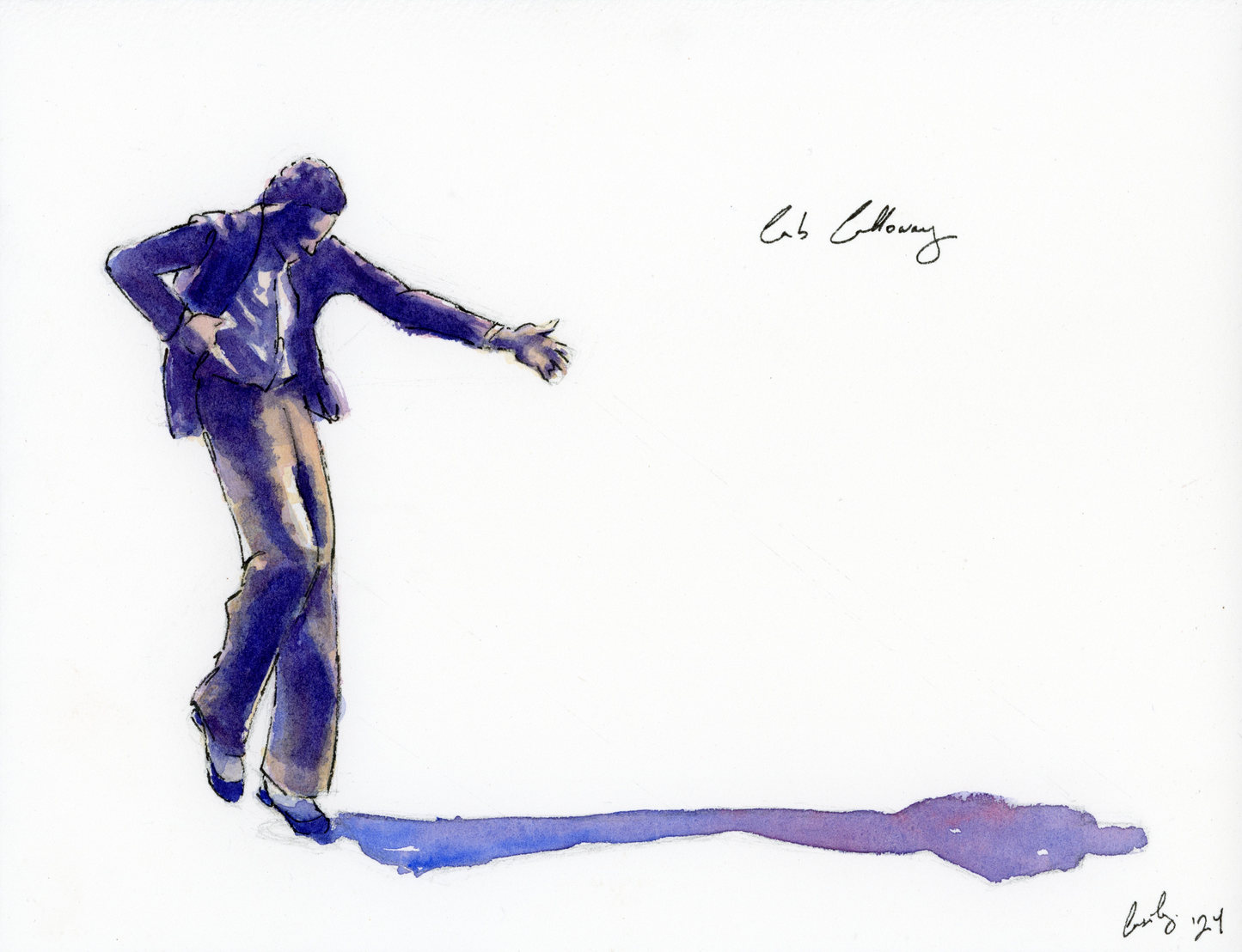 Cab Calloway's Shadow | Original Painting