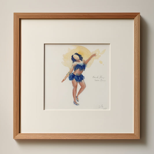 Consuelo Harris in Blue | Original Painting