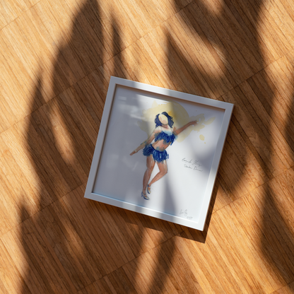 Consuelo Harris in Blue | Original Painting