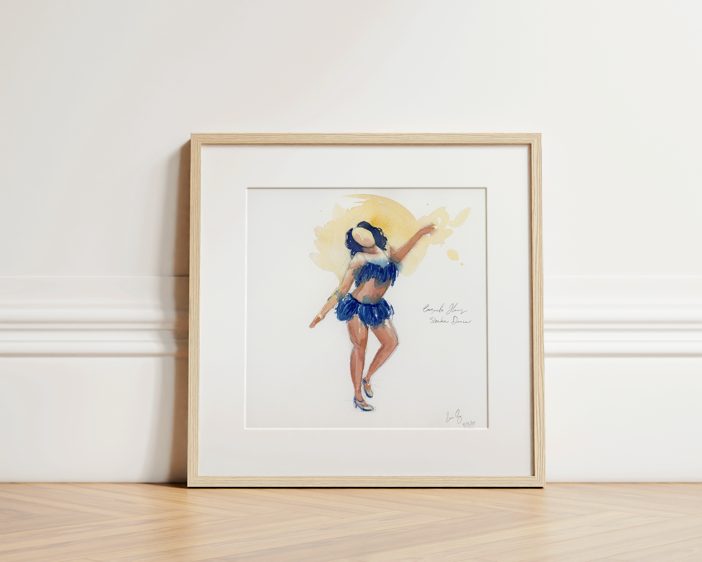 Consuelo Harris in Blue | Original Painting