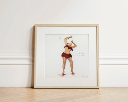 Consuelo Harris in Orange | Original Painting