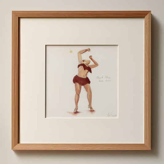 Consuelo Harris in Orange | Original Painting