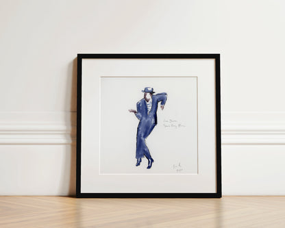Leon James Dances the Blues | Original Painting