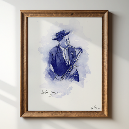 Lester Young | Original Painting