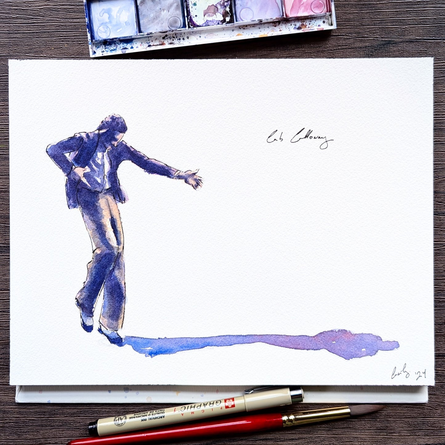 Cab Calloway's Shadow | Original Painting