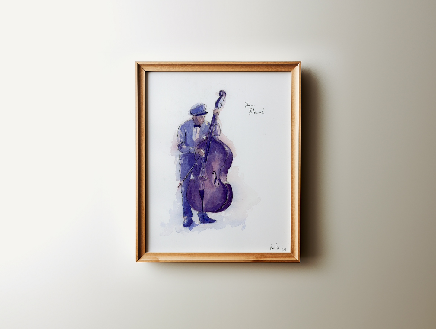 Slam Stewart in Hellzapoppin' | Original Painting