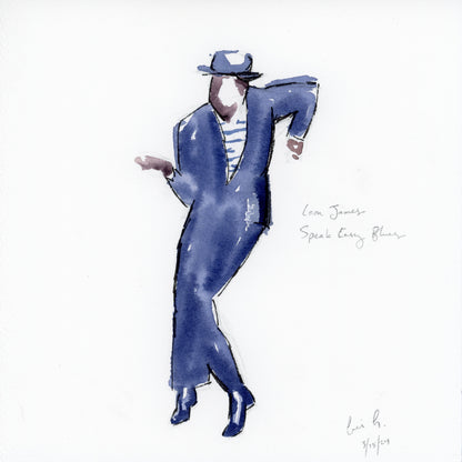 Leon James Dances the Blues | Original Painting