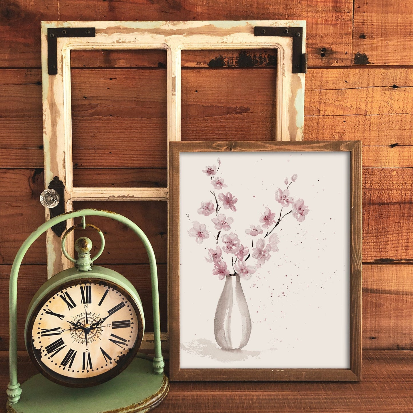 Cherry Blossom Flower Arrangement Print