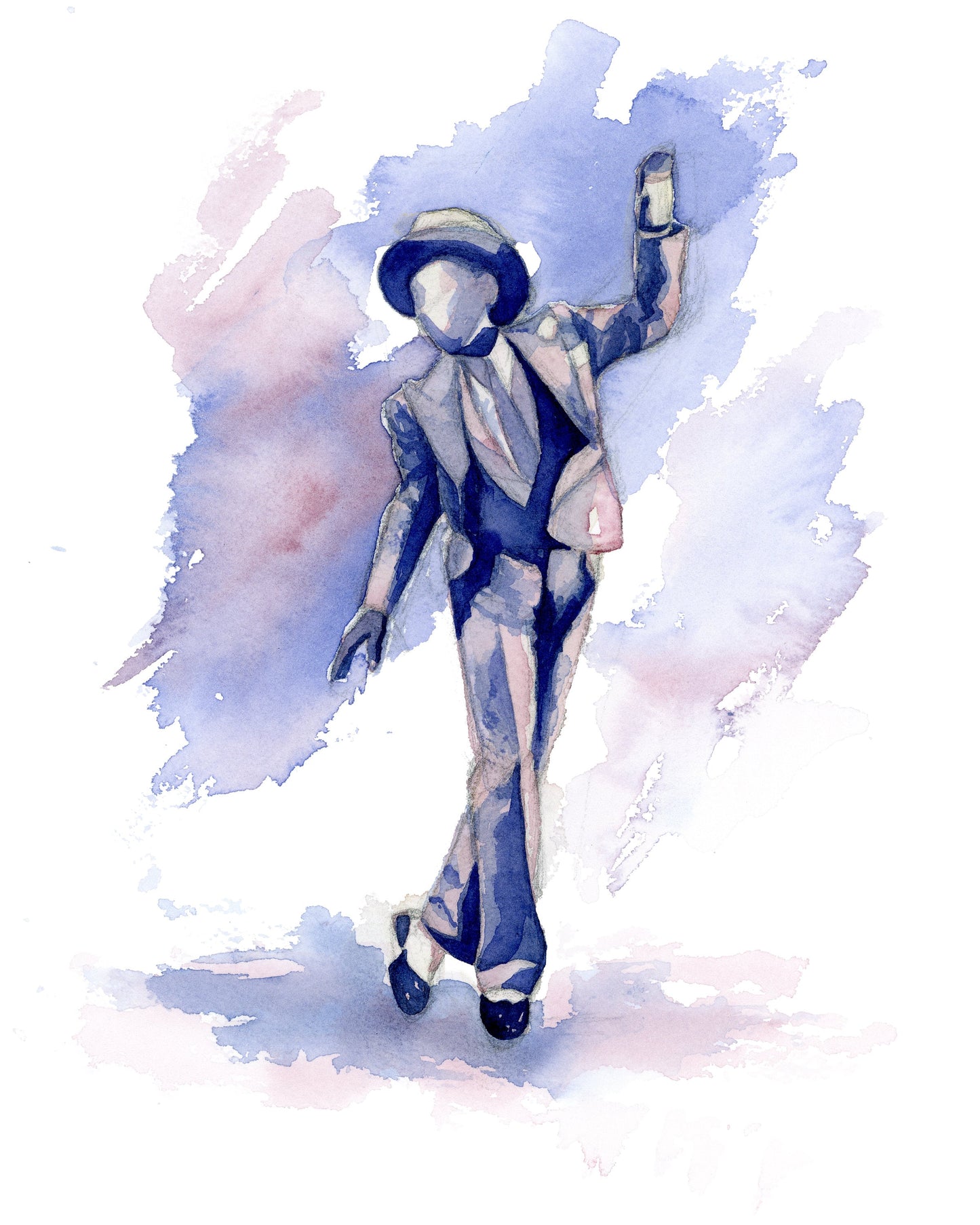 Tap Dance Watercolor Print | John Bubbles | Jazz Dance