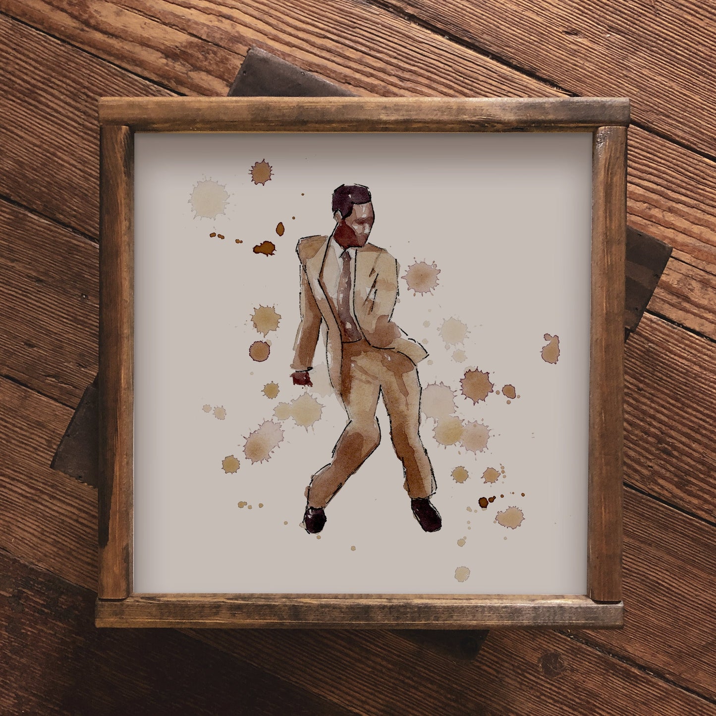 Watercolor Print | Al Minns | 8x8 Jazz Dance Painting