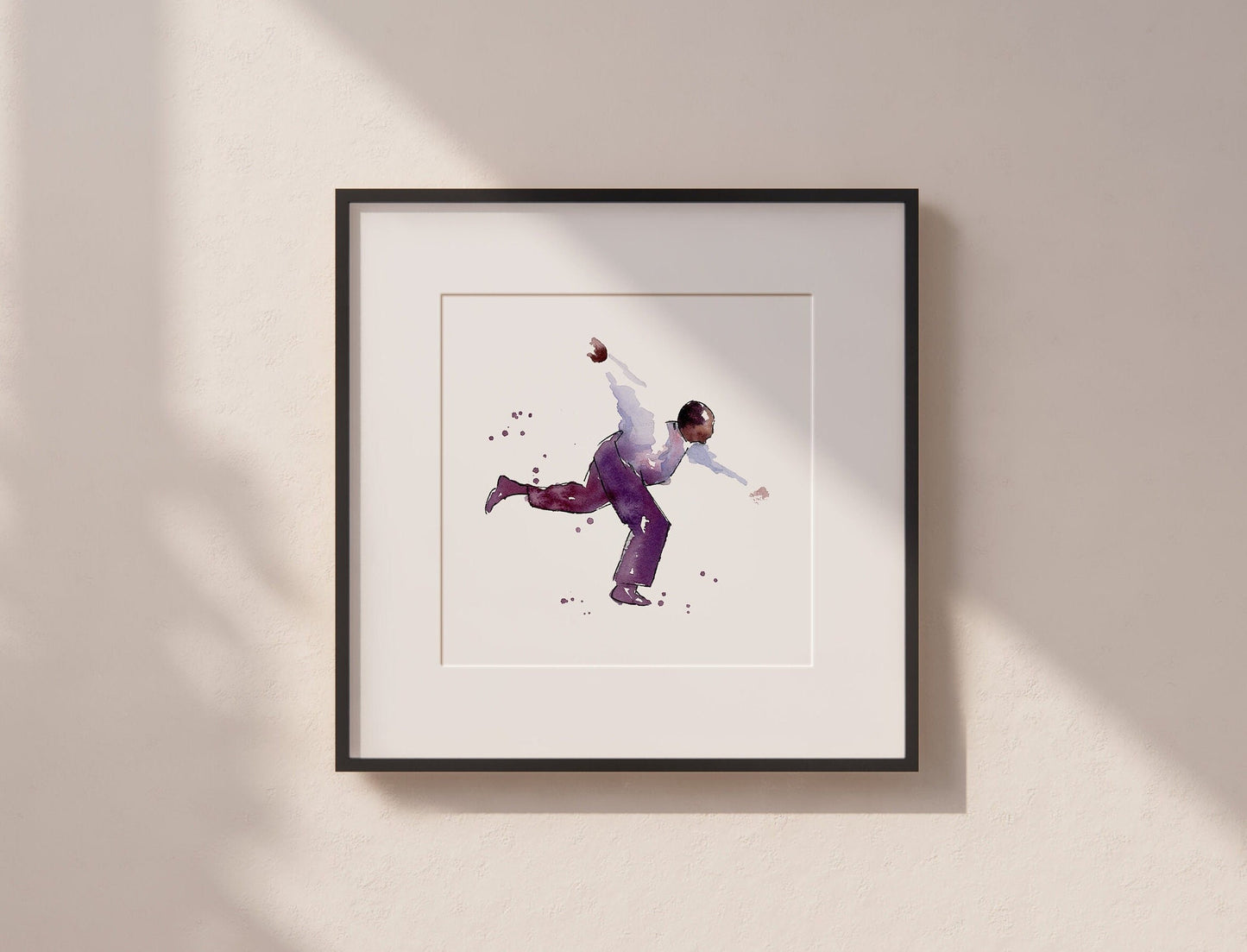 Jazz Dance Watercolor Print | Frankie Manning | Charleston | 8x8 Jazz Dance Painting