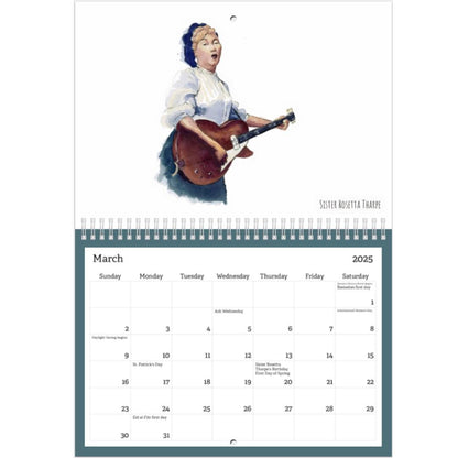 The 2025 Vintage Jazz Musicians Calendar