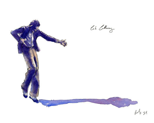 Cab Calloway | Jazz Dancer and Musician | Watercolor Print