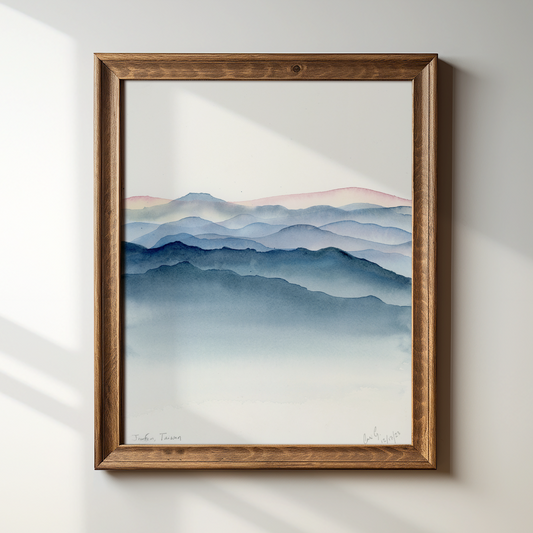 Taiwan Mountains | Original Painting