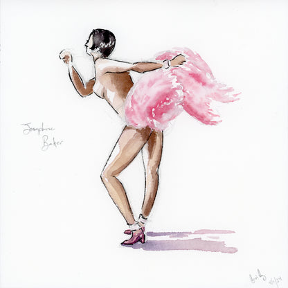 Josephine Baker Does the Charleston | Original Painting