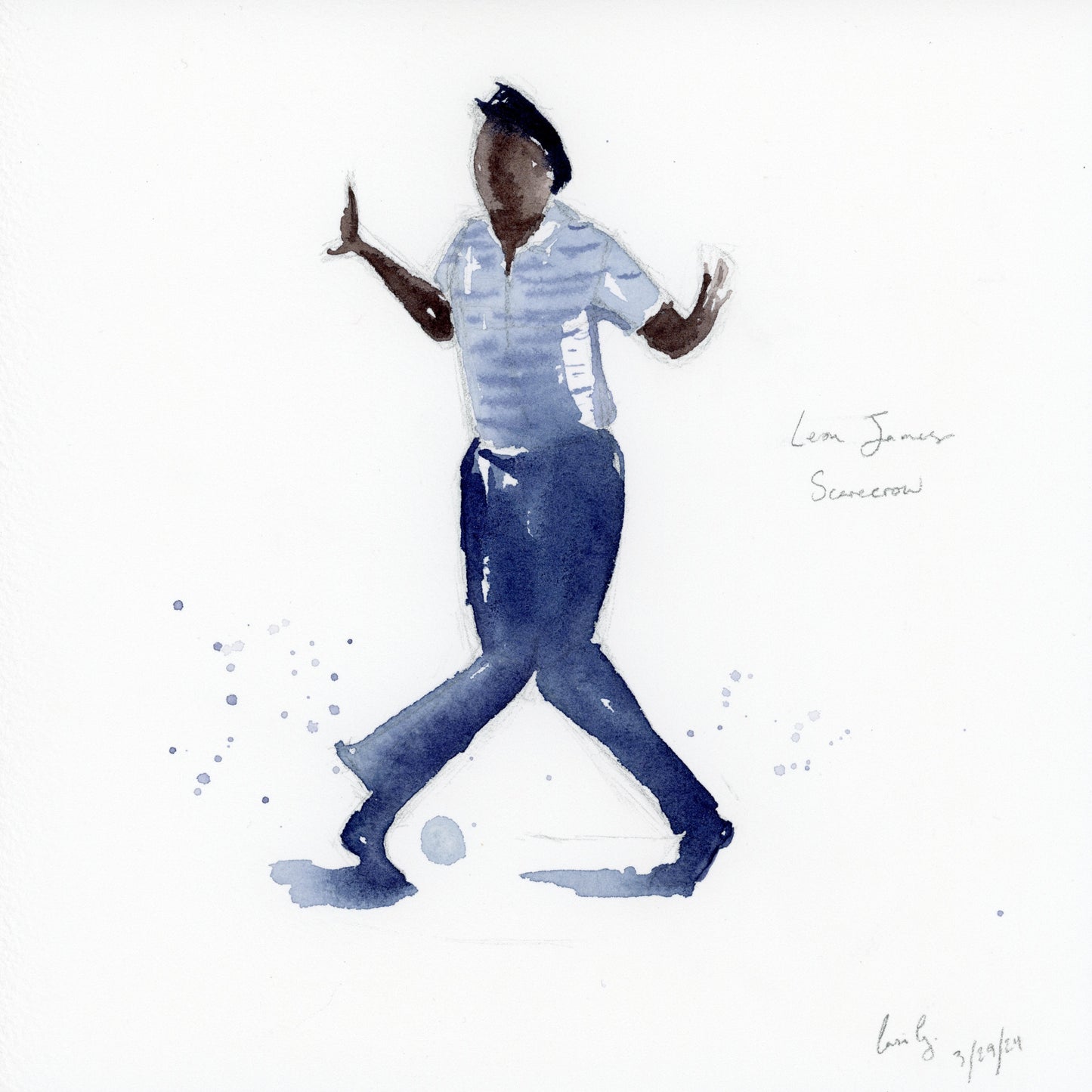 Leon James Does the Scarecrow | Original Painting