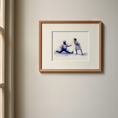 Troy Brown, Sr. and Ivie Anderson | Original Painting